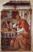 Sandro Botticelli St. Augustine Spain oil painting artist